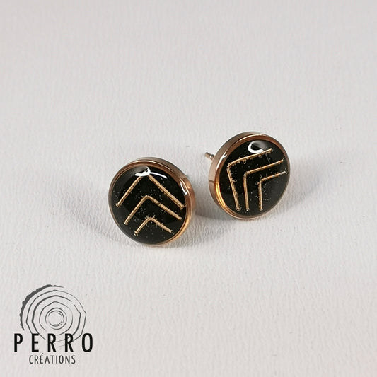 motif chevron, 3 pointes